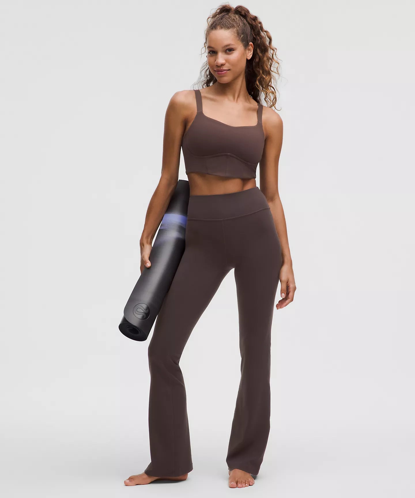 brown sports bra